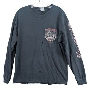 Gildan Bike Week Daytona Beach Long Sleeve Shirt Graphic Motorcycle 2016 Size L